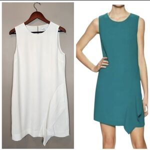 Diane von Furstenberg Wylda‎ Sleeveless Shift Dress in Off White Size 10